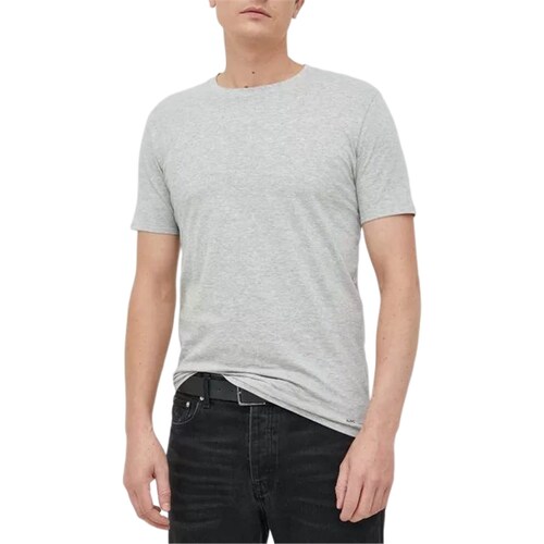 tekstylia Męskie T-shirty z krótkim rękawem MICHAEL Michael Kors 6F22C10023 Szary