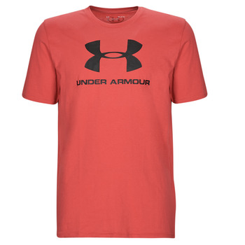 tekstylia Męskie T-shirty z krótkim rękawem Under Armour SPORTSTYLE LOGO SS Czerwony / Czarny / Czarny