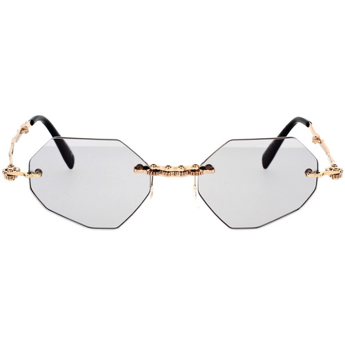 Zegarki & Biżuteria  okulary przeciwsłoneczne Kuboraum Occhiali Da Sole  H44 PG-2F Folding Złoty