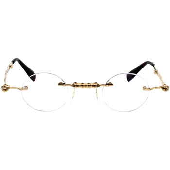 Zegarki & Biżuteria  okulary przeciwsłoneczne Kuboraum Occhiali Da Vista  H42 GD-OP Folding Złoty
