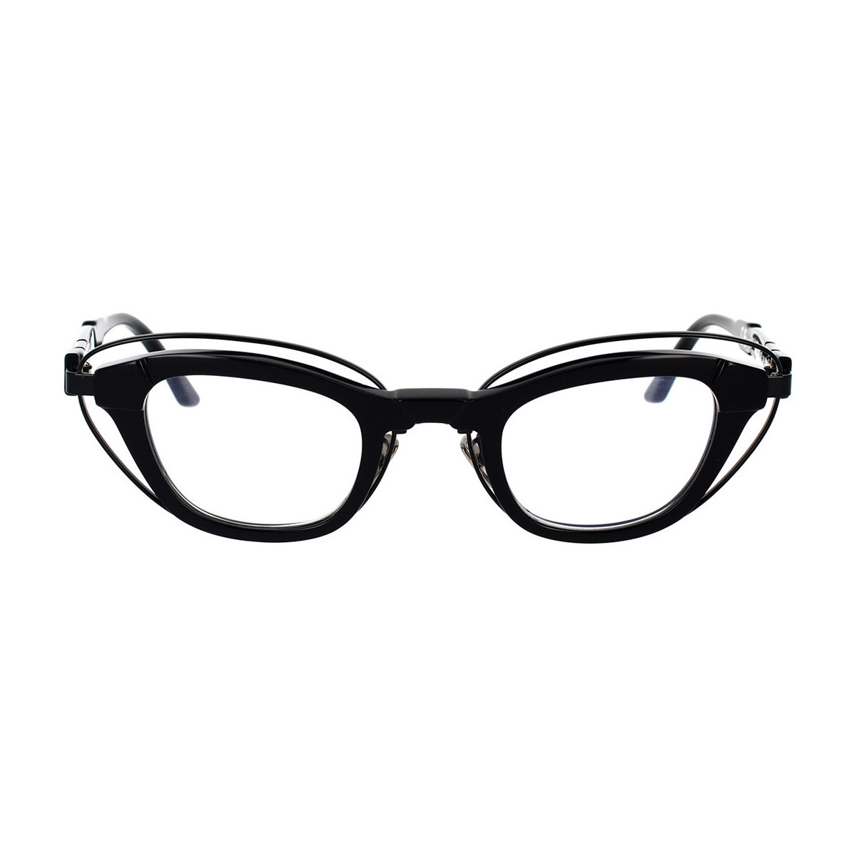 Zegarki & Biżuteria  okulary przeciwsłoneczne Kuboraum Occhiali Da Vista  N11 BS-OP Czarny
