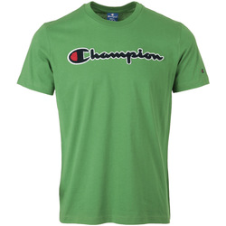 tekstylia Męskie T-shirty z krótkim rękawem Champion Crewneck T-Shirt Zielony