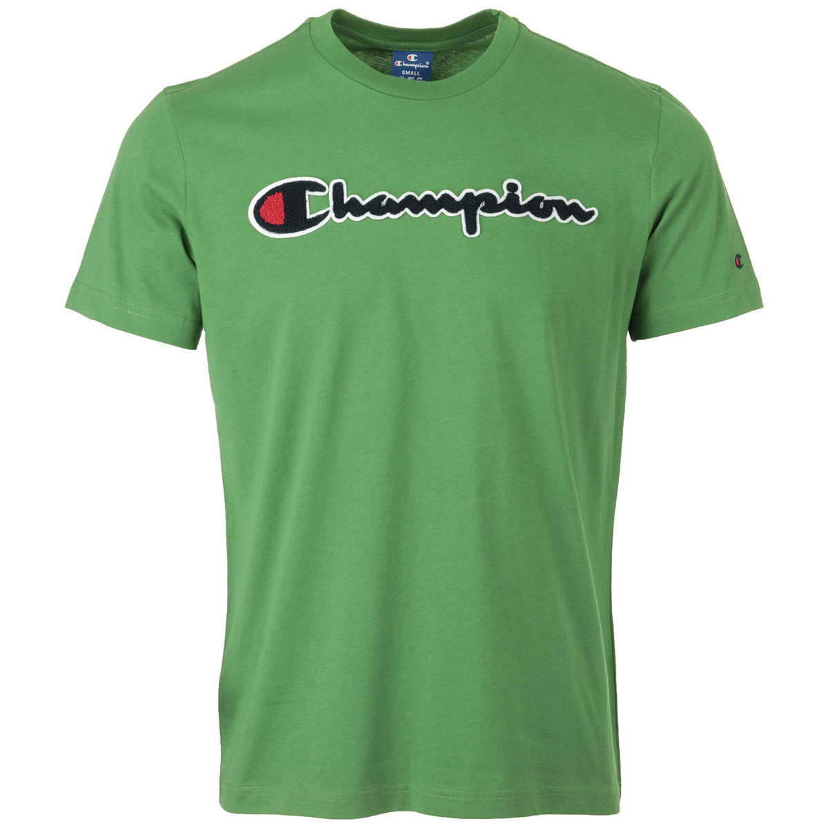 tekstylia Męskie T-shirty z krótkim rękawem Champion Crewneck T-Shirt Zielony