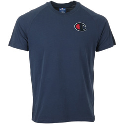 tekstylia Męskie T-shirty z krótkim rękawem Champion Crewneck T-shirt Niebieski