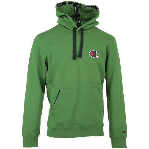 tekstylia Męskie Bluzy Champion Hooded Sweatshirt Zielony