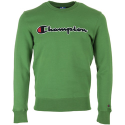 tekstylia Męskie Bluzy Champion Crewneck Sweatshirt Zielony