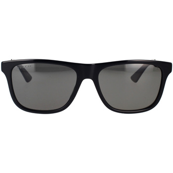 Zegarki & Biżuteria  Męskie okulary przeciwsłoneczne Gucci Occhiali da Sole  GG0687S 002 Polarizzati Czarny