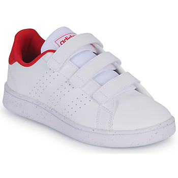 Buty Dziecko Trampki niskie Adidas Sportswear ADVANTAGE CF C Biały / Czerwony