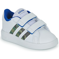 Buty Chłopiec Trampki niskie Adidas Sportswear GRAND COURT 2.0 CF Biały / Niebieski / Camouflage