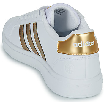 Adidas Sportswear GRAND COURT 2.0 K Biały / Złoty
