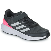 Buty Dziewczynka Bieganie / trail Adidas Sportswear RUNFALCON 3.0 EL K Szary / Różowy