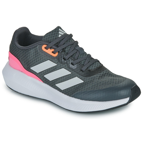Buty Dziewczynka Bieganie / trail Adidas Sportswear RUNFALCON 3.0 K Szary / Różowy
