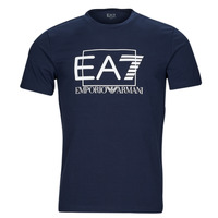 tekstylia Męskie T-shirty z krótkim rękawem Emporio Armani EA7 3RPT62-PJ03Z Marine
