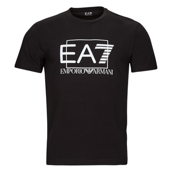tekstylia Męskie T-shirty z krótkim rękawem Emporio Armani EA7 3RPT62-PJ03Z Czarny