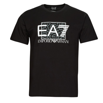 tekstylia Męskie T-shirty z krótkim rękawem Emporio Armani EA7 3RPT01-PJ02Z Czarny