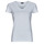 tekstylia Damskie T-shirty z krótkim rękawem Emporio Armani T-SHIRT V NECK Biały