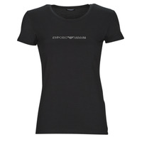 tekstylia Damskie T-shirty z krótkim rękawem Emporio Armani T-SHIRT CREW NECK Czarny
