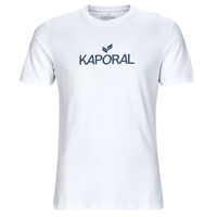 tekstylia Męskie T-shirty z krótkim rękawem Kaporal LERES ESSENTIEL Biały