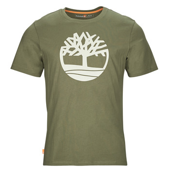 tekstylia Męskie T-shirty z krótkim rękawem Timberland SS Kennebec River Tree Logo Tee Kaki
