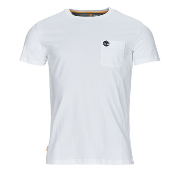 tekstylia Męskie T-shirty z krótkim rękawem Timberland SS Dunstan River Pocket Tee Slim Biały