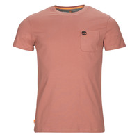tekstylia Męskie T-shirty z krótkim rękawem Timberland SS Dunstan River Pocket Tee Slim Różowy