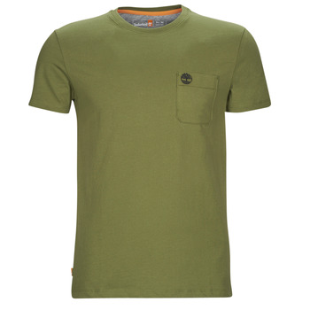 tekstylia Męskie T-shirty z krótkim rękawem Timberland SS Dunstan River Pocket Tee Slim Kaki