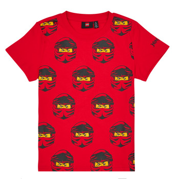 tekstylia Chłopiec T-shirty z krótkim rękawem LEGO Wear  LWTAYLOR 611 - T-SHIRT S/S Czerwony