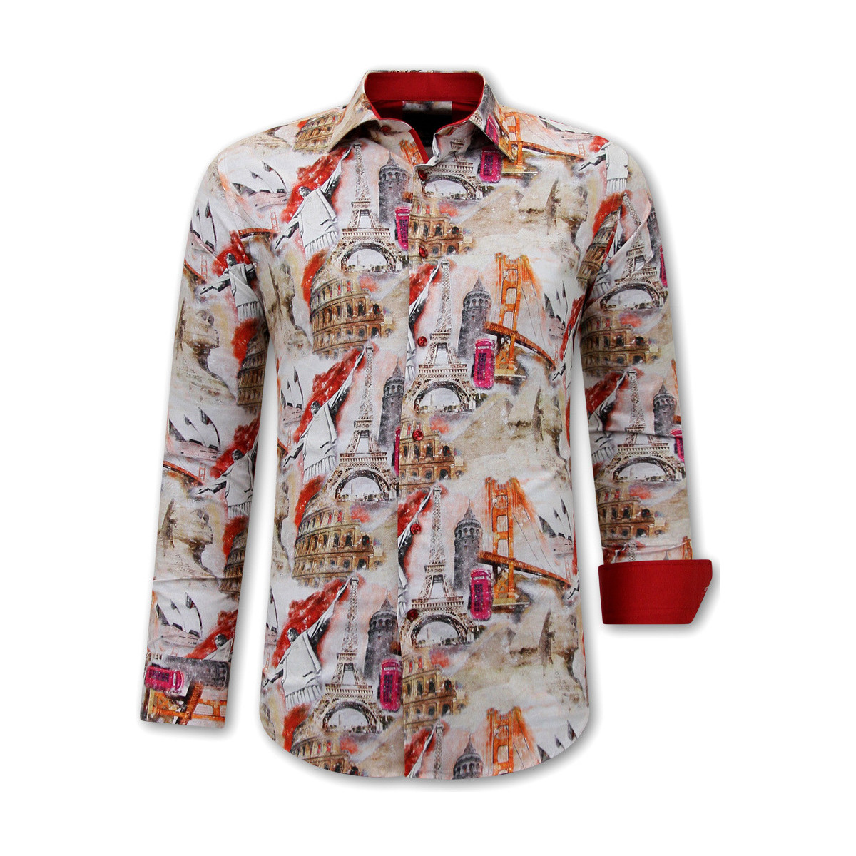 tekstylia Męskie Koszule z długim rękawem Gentile Bellini 140066893 Wielokolorowy