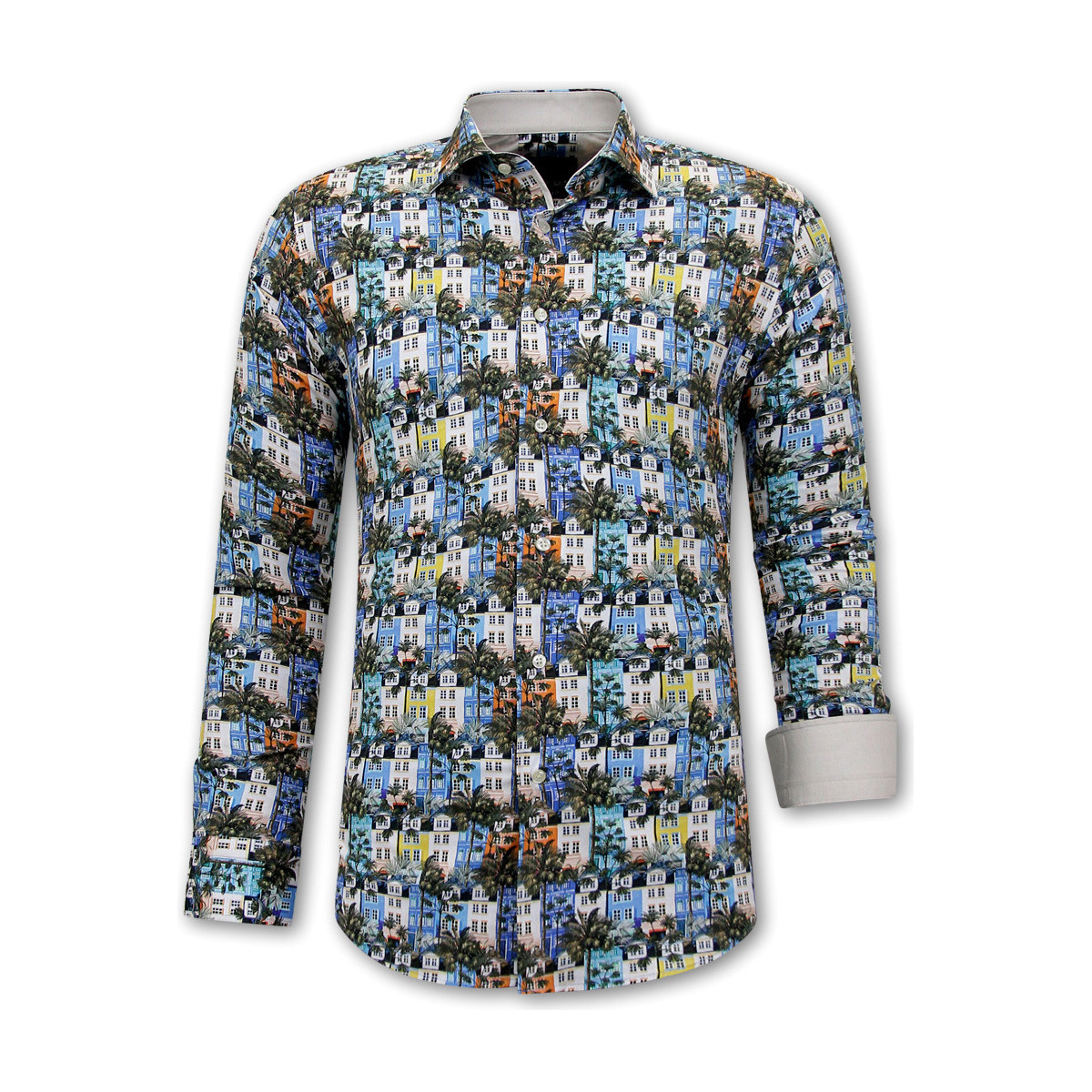 tekstylia Męskie Koszule z długim rękawem Gentile Bellini 140068375 Wielokolorowy