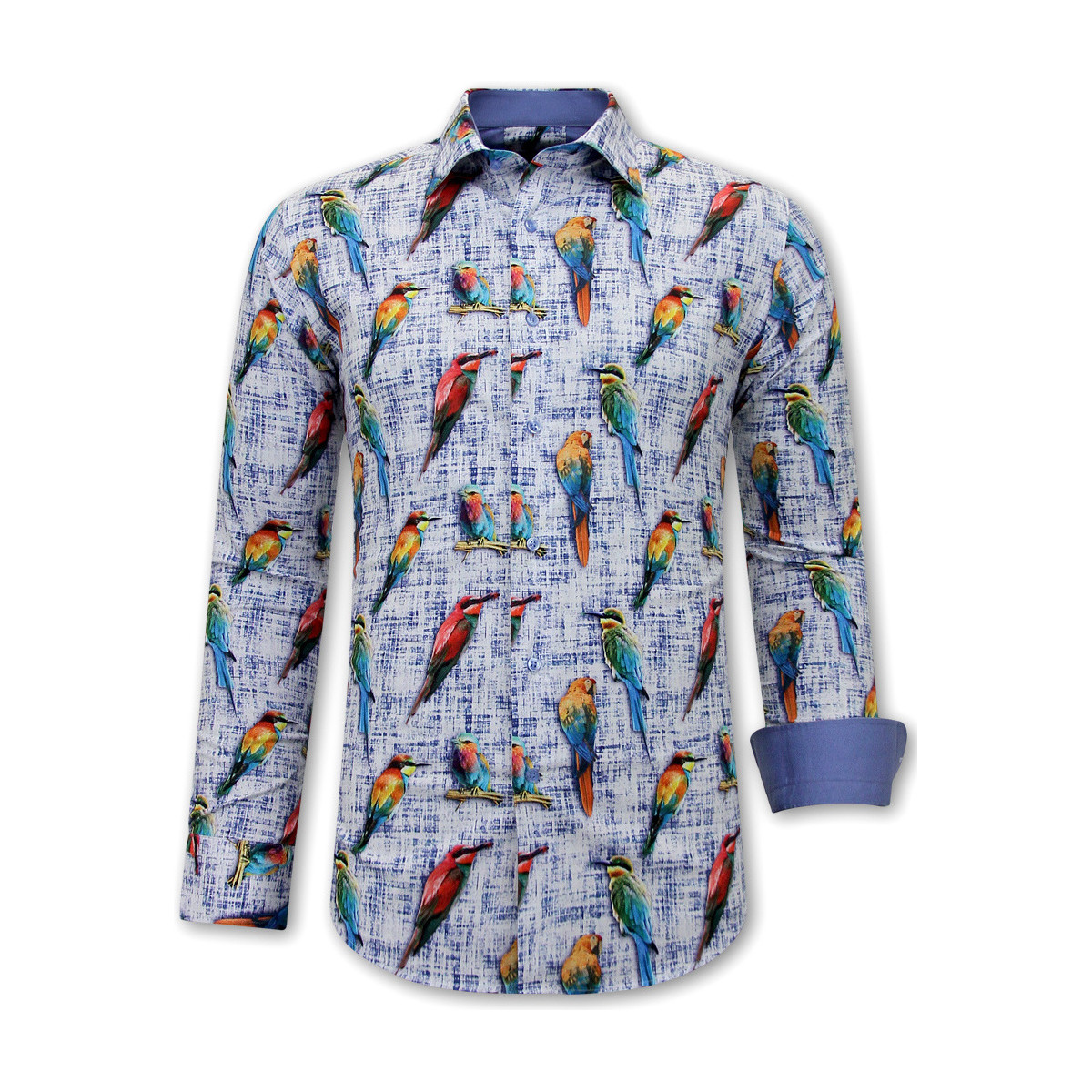 tekstylia Męskie Koszule z długim rękawem Gentile Bellini 140086303 Niebieski