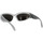 Zegarki & Biżuteria  Męskie okulary przeciwsłoneczne Balenciaga Occhiali da Sole  Justin Bieber BB0157S 004 Srebrny