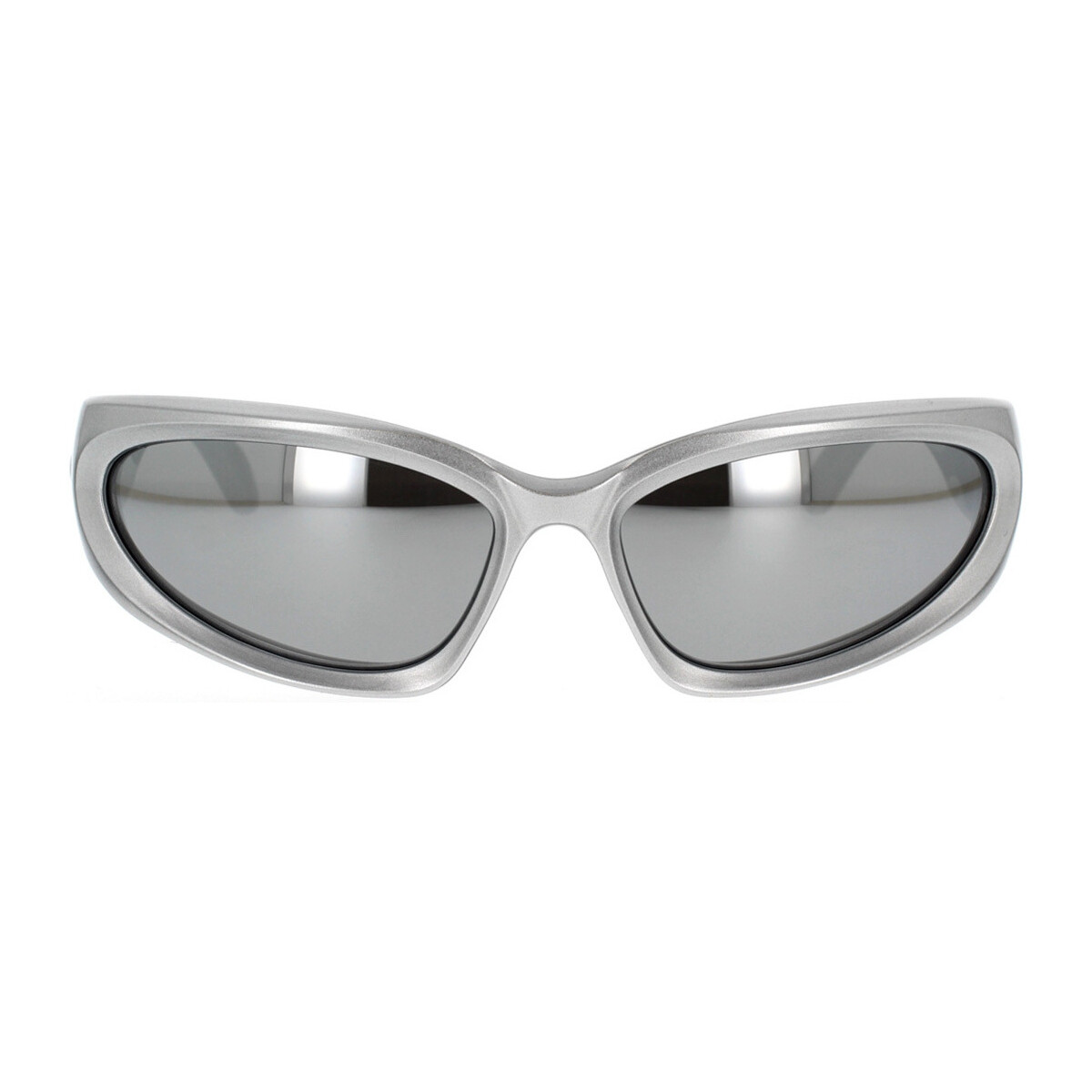 Zegarki & Biżuteria  Męskie okulary przeciwsłoneczne Balenciaga Occhiali da Sole  Justin Bieber BB0157S 004 Srebrny