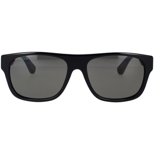 Zegarki & Biżuteria  Męskie okulary przeciwsłoneczne Gucci Occhiali da Sole  GG0341S 002 Polarizzati Czarny
