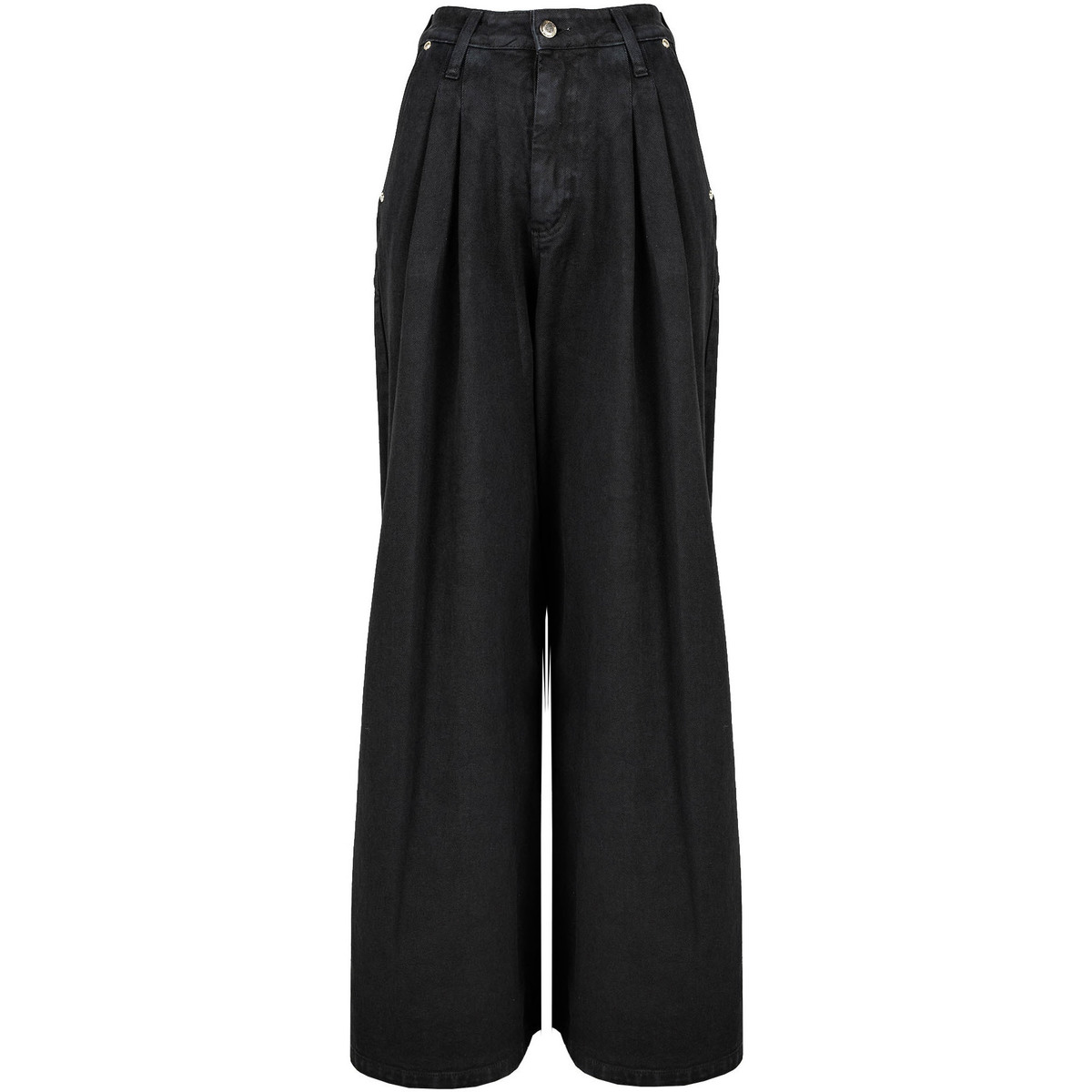 tekstylia Damskie Spodnie z pięcioma kieszeniami Silvian Heach PGA22306PA Czarny