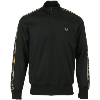 Fred Perry Taped Half Zip Track Top Czarny
