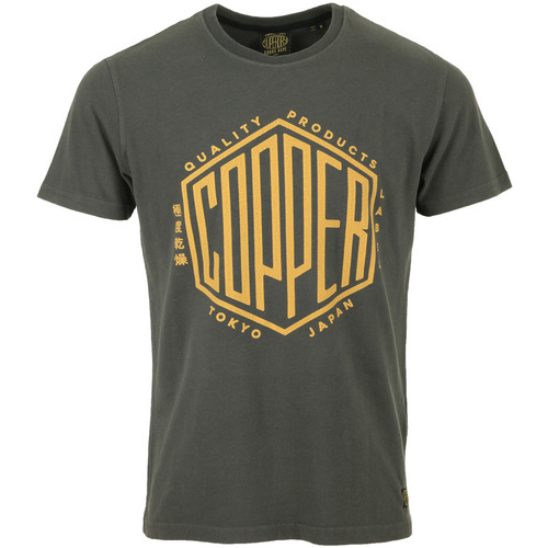 tekstylia Męskie T-shirty z krótkim rękawem Superdry Copper Label Tee Czarny