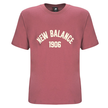 tekstylia Męskie T-shirty z krótkim rękawem New Balance MT33554-WAD Różowy