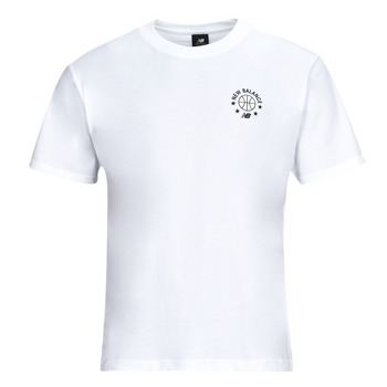 tekstylia Męskie T-shirty z krótkim rękawem New Balance MT33582-WT Biały