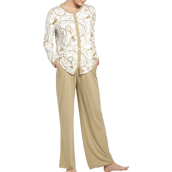 tekstylia Damskie Piżama / koszula nocna Impetus Woman Golden Beżowy