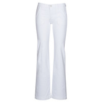tekstylia Damskie Jeans flare / rozszerzane  Le Temps des Cerises SORMIOU Biały