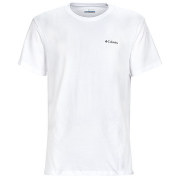 tekstylia Męskie T-shirty z krótkim rękawem Columbia CSC Basic Logo Short Sleeve Biały