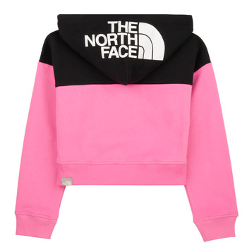 The North Face Girls Drew Peak Crop P/O Hoodie Różowy / Czarny