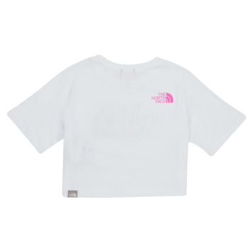 The North Face Girls S/S Crop Easy Tee Biały