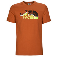 tekstylia Męskie T-shirty z krótkim rękawem The North Face S/S Mountain Line Tee Brązowy