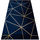 Dom Dywany Rugsx Dywan EMERALD ekskluzywny 1013 glamour, stylowy ge 140x190 cm Niebieski