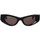 Zegarki & Biżuteria  okulary przeciwsłoneczne Balenciaga Occhiali da Sole  Odeon Cat BB0243S 001 Czarny
