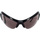 Zegarki & Biżuteria  okulary przeciwsłoneczne Balenciaga Occhiali da Sole  Wire Cat BB0232S 001 Czarny
