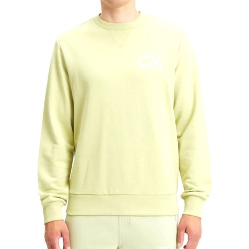 tekstylia Męskie T-shirty z krótkim rękawem Calvin Klein Jeans K10K110750 Zielony
