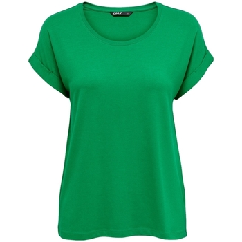 tekstylia Damskie Bluzy Only Noos Top Moster S/S - Jolly Green Zielony
