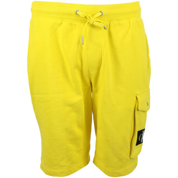 tekstylia Męskie Szorty i Bermudy Calvin Klein Jeans Monogram Patch HWK Short Żółty